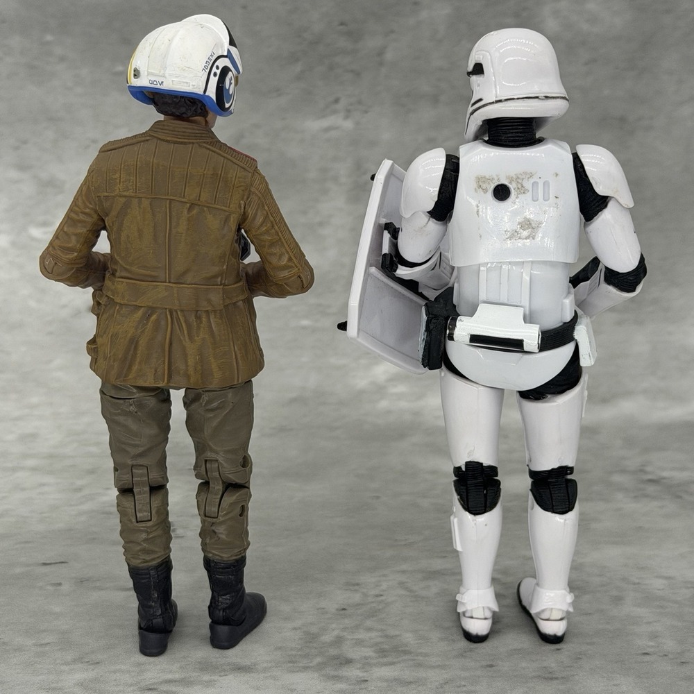 Hasbro Star Wars The Black Series Poe Dameron & Riot Control Stormtrooper - Picture 6 of 7